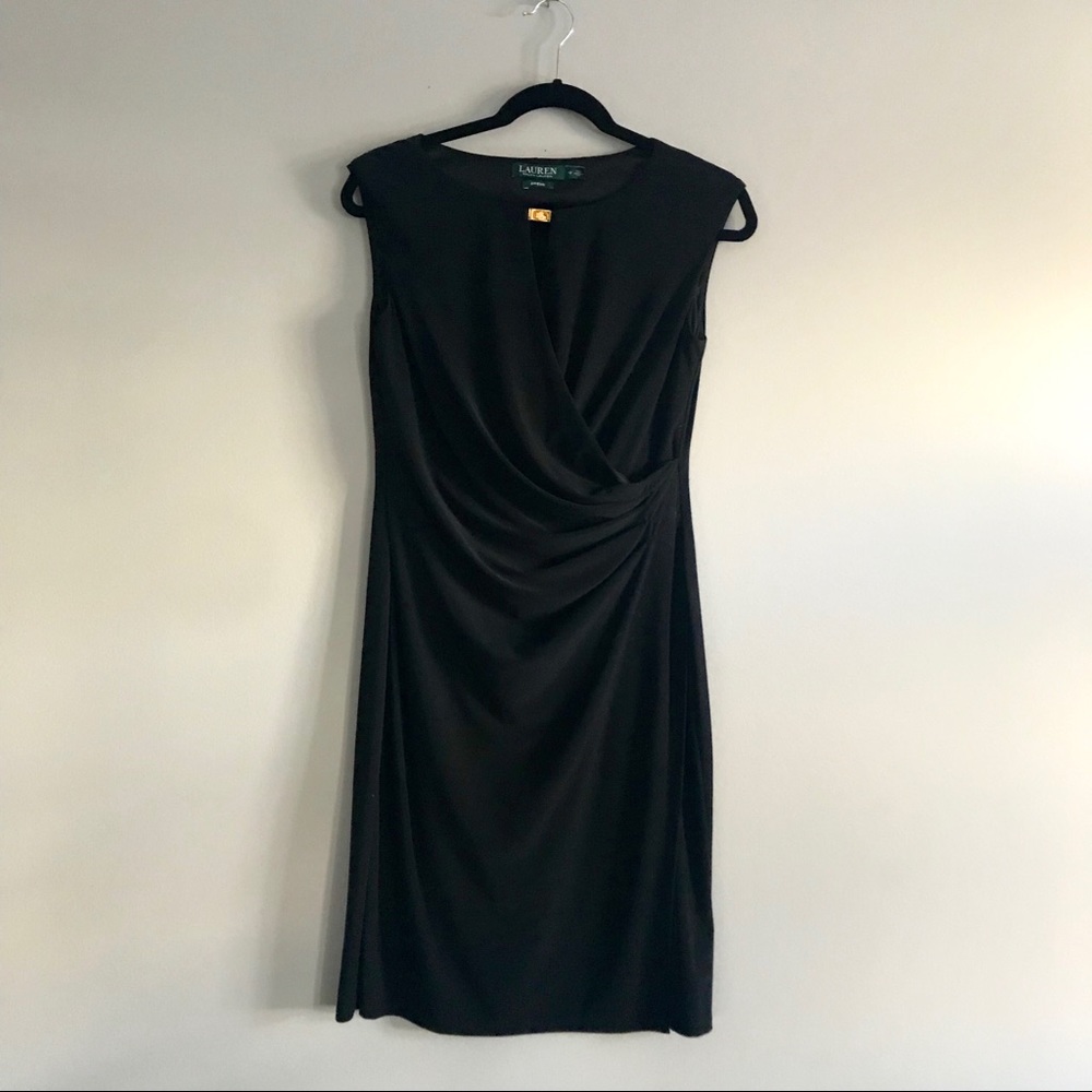 Lauren Ralph Lauren Black Keyhole dress